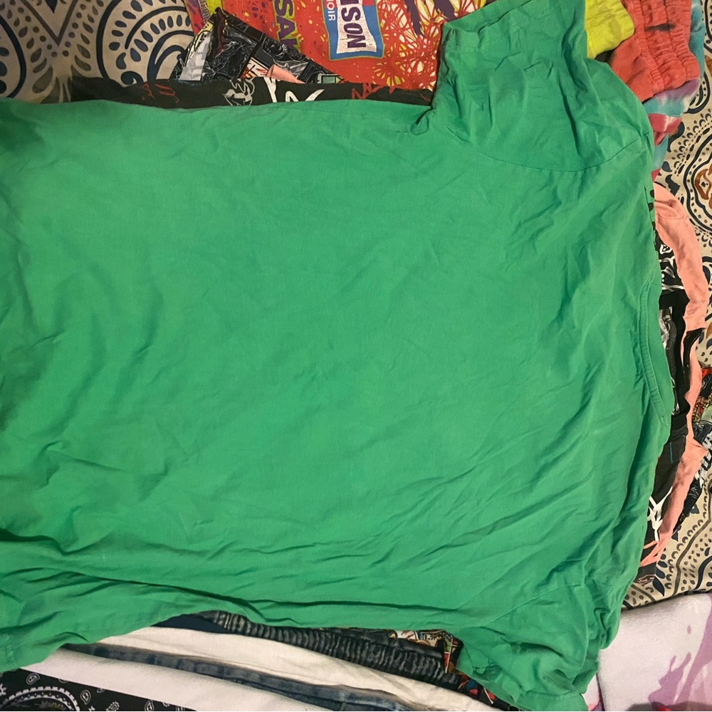 Kids Green Graphic T-Shirt - Picture 2 of 2